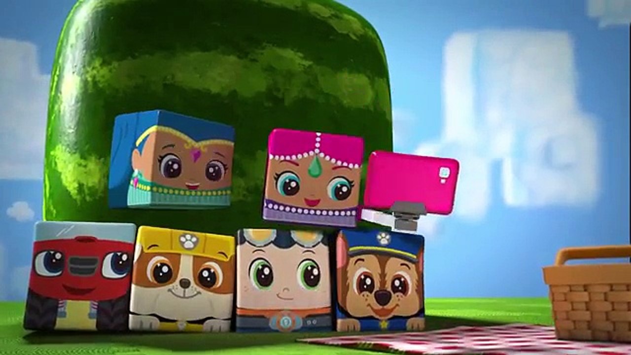 Runaway Melon w- PAW Patrol, Shimmer and Shine, Blaze & Rusty Rivets ...