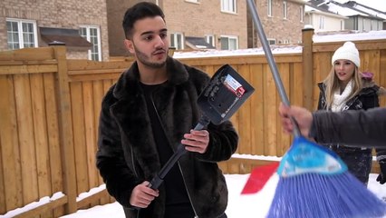 We CHALLENGED HER to make an IGLOO!