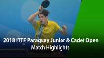 2018 Paraguay Junior & Cadet Open Highlights: Yanapo Panagitgun vs Guillerme Teodoro (JBS-Final)