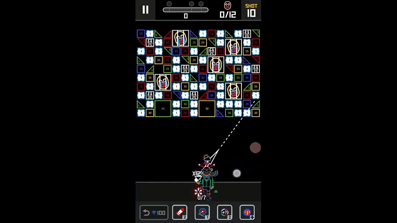 BBTAN2 - Level 529 solution
