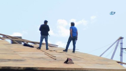 İnşaat işçileri ölümle böyle dans etti