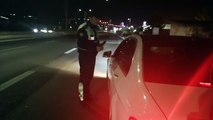 Ne autostraden Tirane- Durres  me Radar me Policine Rrugore