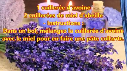 3 super masques anti-ride à base du miel