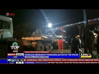 Evakuasi Bangkai Helikopter Jatuh di Morowali