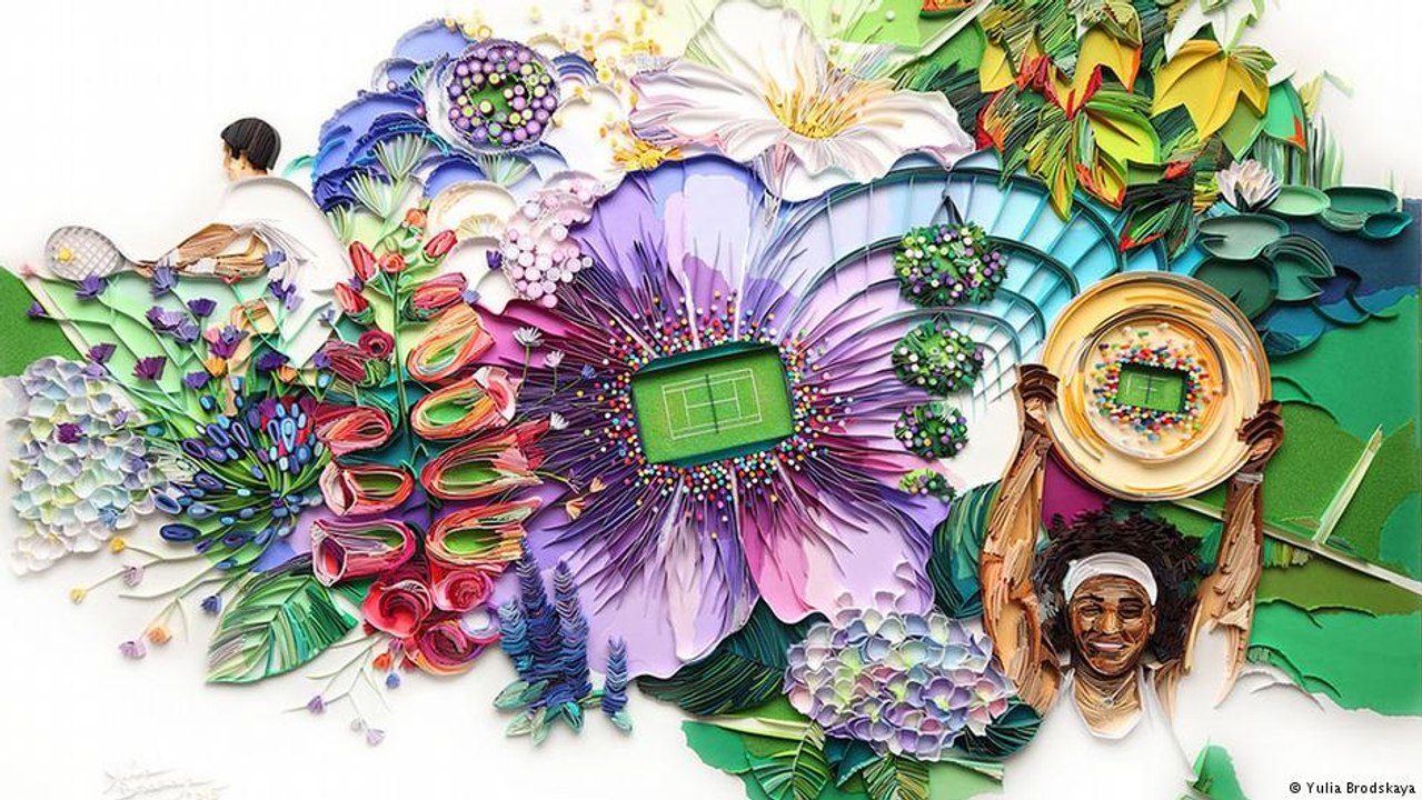 أعمال فنية ثلاثية الأبعاد من الورق