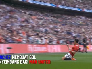 Sanchez Membuat Gol Penyeimbang Bagi Man United