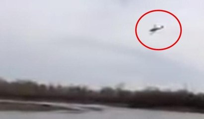 Uçak göle çakıldı: 2 ölü