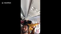 Window breaks in severe turbulence on Air India flight