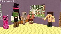 Monster School Minecraft Animation DANTDM, TheDiamondMinecart - Funniest Minecraft Animations 2017