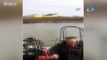 Uçak göle çakıldı: 2 ölü