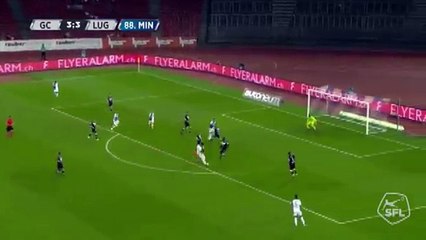 Grasshoppers 4:3 Lugano (Switzerland. Super League. 21 April 2018)