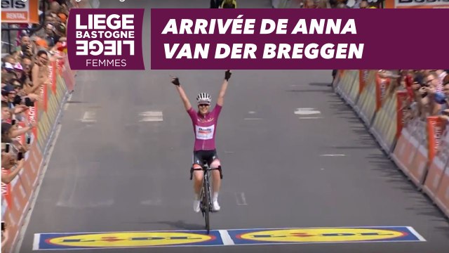 Arrivée de Anna Van Der Breggen - Liège-Bastogne-Liège Femmes 2018