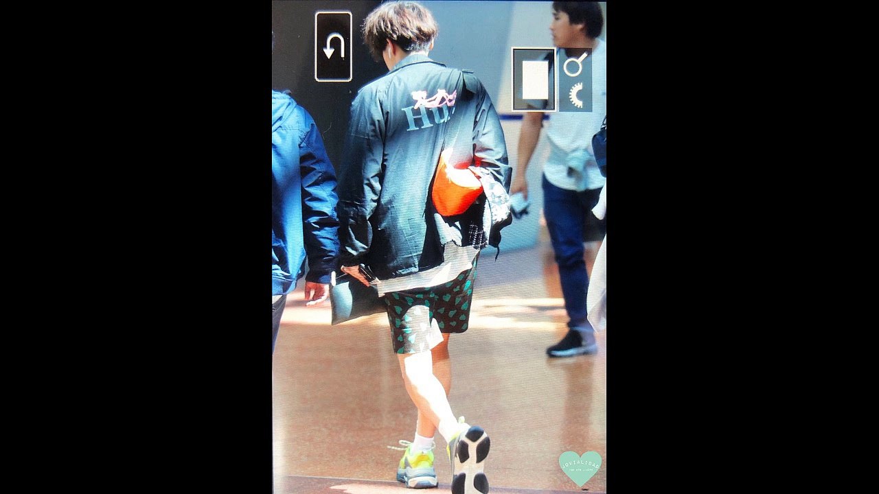 180422 BTS at HND Aiport Heading to Osaka Fancam