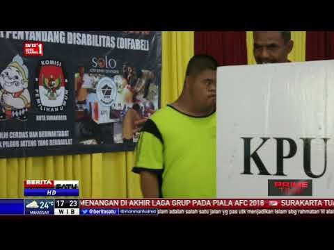 KPU Solo Sosialisasi Cara Pencoblosan ke Siswa Berkebutuhan Khusus