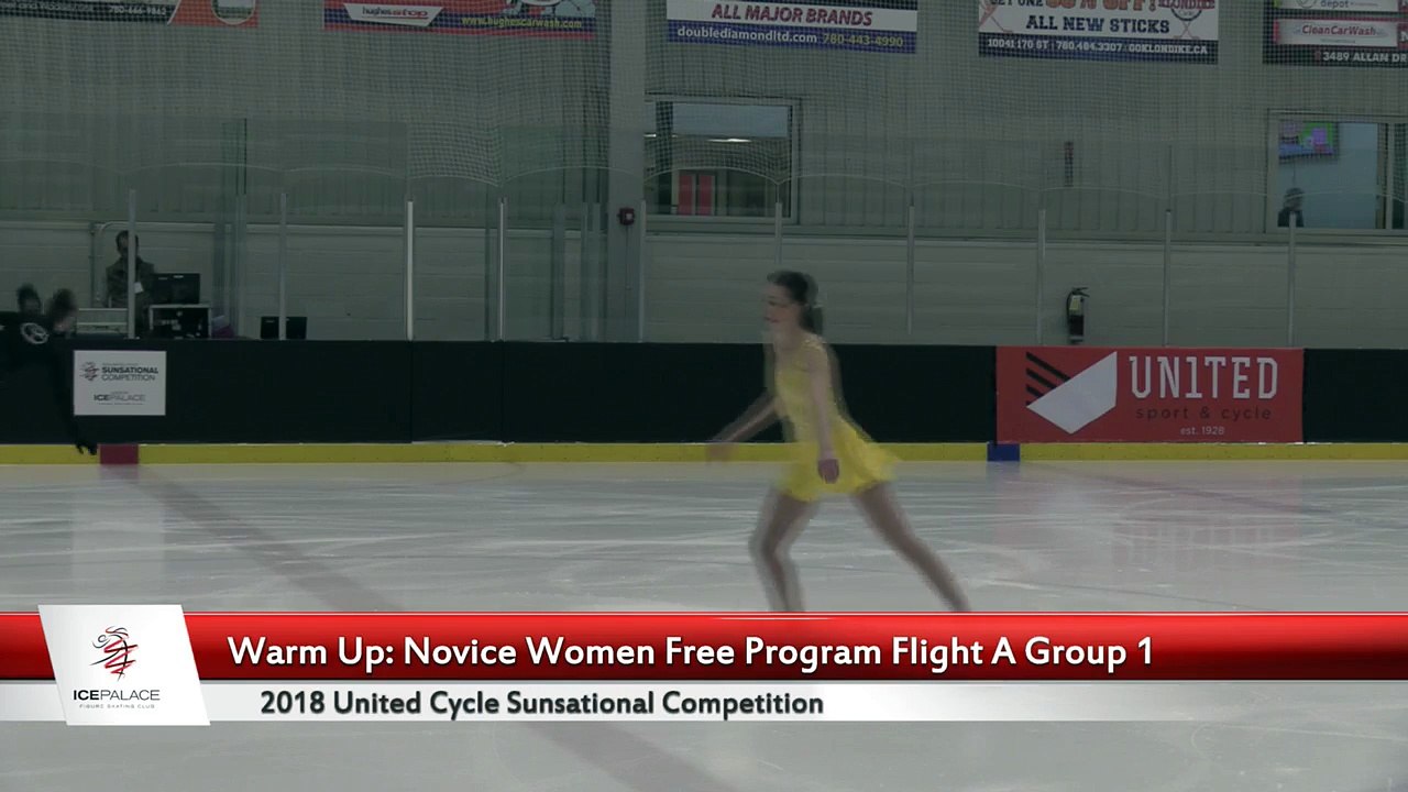 Novice Women Free Program Flight A Group 1 - 2018 United Cycle Sunsational- Arena A
