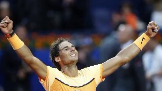 Rafael Nadal monte carlo final 2018 winning moment full last set highlights 22nd april 2018