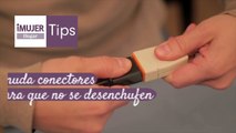 Tips Hogar | Anuda conectores para que no se desenchufen | @iMujerHogar