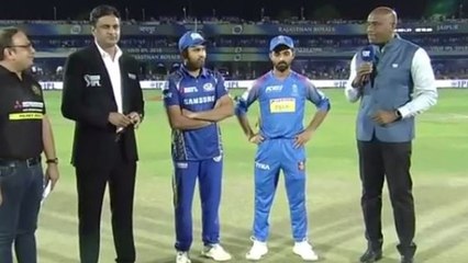 IPL 2018  MI vs RR : Mumbai Indians win toss and elect to bat first | वनइंडिया हिंदी