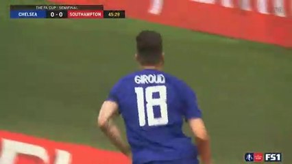 Olivier Giroud Goal HD - Chelsea 1-0 Southampton 22.04.2018