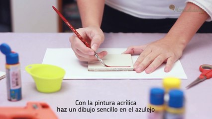 Cómo hacer un posavasos reciclando azulejos