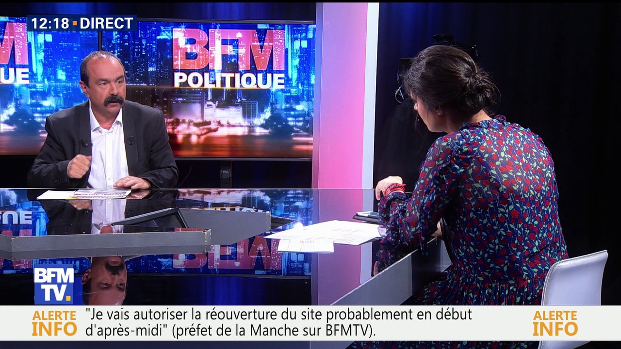 Grève à la SNCF: "il faut arrêter de jouer les gros bras, il faut régler le problème", Philippe Martinez