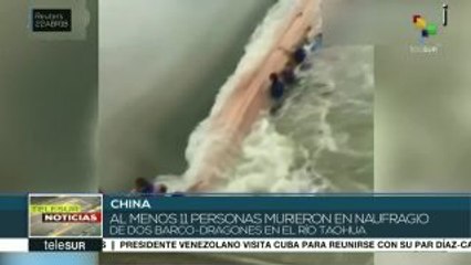 Al menos 11 muertos en un accidente de dos barco-dragones en China