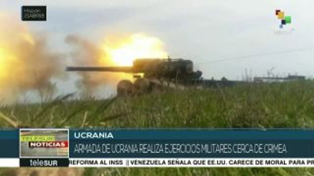Armada de Ucrania realiza ejercicios militares cerca de Crimea