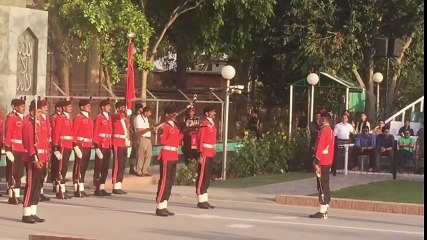 Cricketer Hasan Ali On Wagha Border In Action