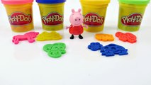 Mejores Videos Para Niños Aprendiendo Colores - Peppa Pig Play Doh Shapes Learn Colors