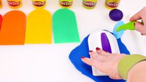 Paleta Arcoiris Play Doh DIY  Haz Tus Propias Paletas Arcoiris Muy Facil y Divertido