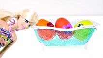 Barbie Y Su Bañera Con Huevos Sorpresa Play Doh Dentro  ♥ Sorpresas Frozen Intensa-Mente