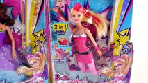BARBIE Princesas Super Sparkle y Dark Sparkle Se Transforman De Heroinas A Princesas