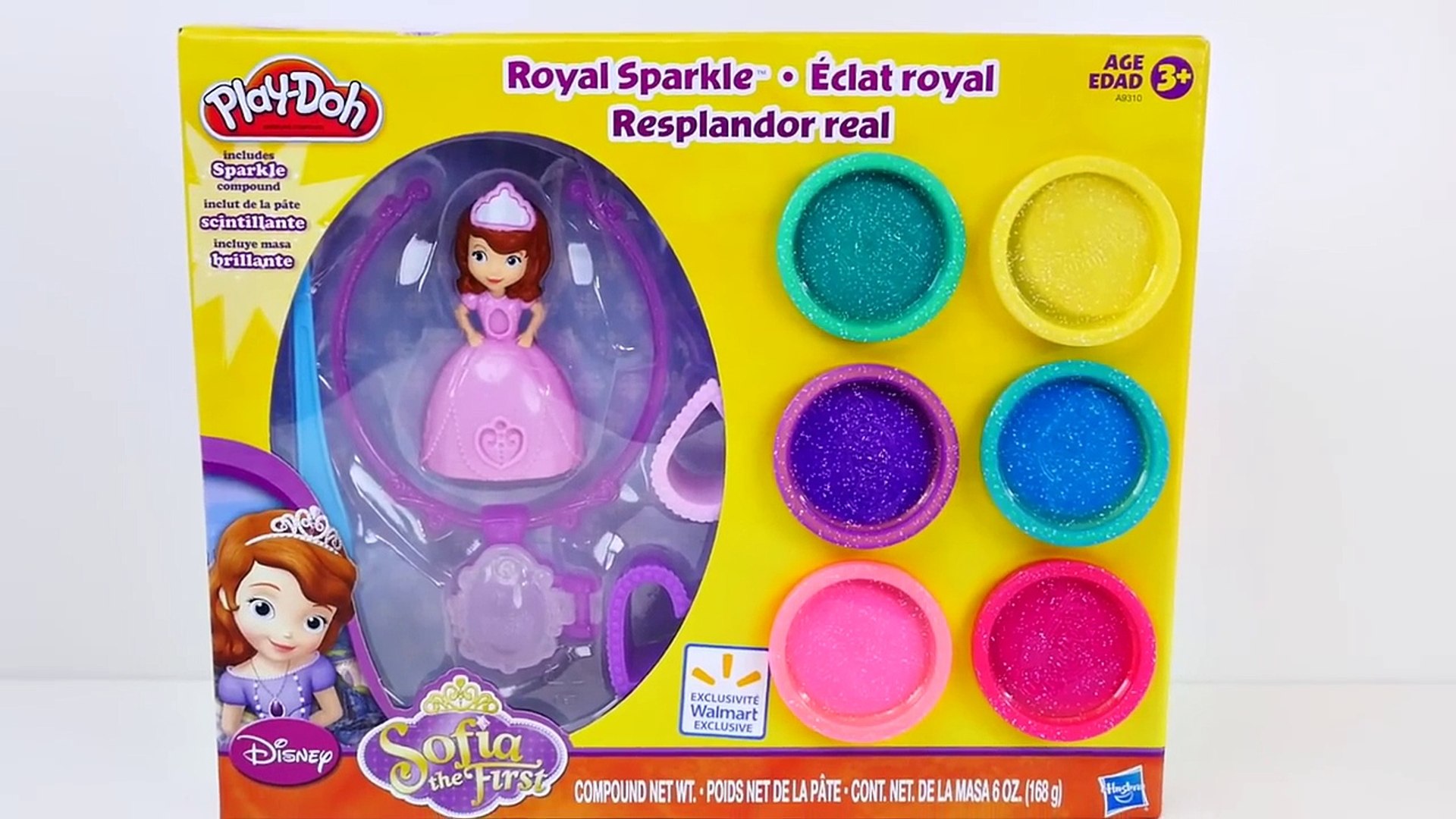 Play Doh Princesa Sofia Amuleto, Diviertete Con Plastilina Brillante Y Usa El Collar De Sofia - video dailymotion