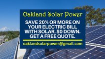 Affordable Solar Energy Oakland CA - Oakland Solar Energy Costs