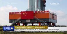 China lanzará su primera nave espacial de carga en próxima semana
