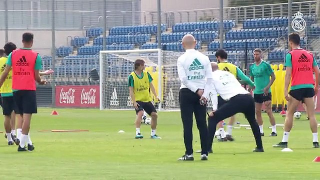 El Real Madrid prepara el partido contra el Bayern