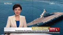 Portaaviones de Liaoning realiza nuevas maniobras