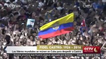 Líderes mundiales se reúnen en Cuba para despedir a Fidel Castro