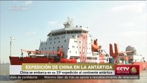 China se embarca en su 33ª expedición al continente antártico