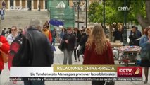 Liu Yunshan visita Atenas para promover lazos bilaterales