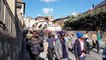 Hautes-Alpes : Le cortège de militants antifascistes arrive à Briançon