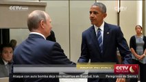 Obama y Putin conversan sobre Siria en el G20