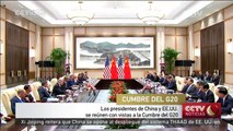 Los presidentes de China y EE.UU. se reúnen con vistas a la Cumbre del G20