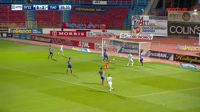 0-3 Guillermo Molins Goal - Panionios vs Panathinaikos - 22.04.2018 [HD]