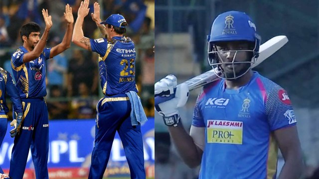 IPL 2018 MI vs RR : Sanju Samson dismiss for 52 | वनइंडिया हिंदी