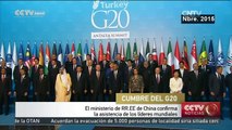 Cancillería de China confirma asistencia de líderes mundiales a cumbre de G20