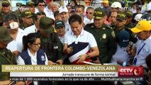 Reapertura de frontera entre Colombia y Venezuela transcurre de forma normal