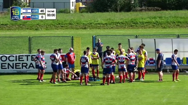 REPLAY ISRAEL / SLOVAKIA - RUGBY EUROPE U18 CONFERENCE 2018 - ZAGREB