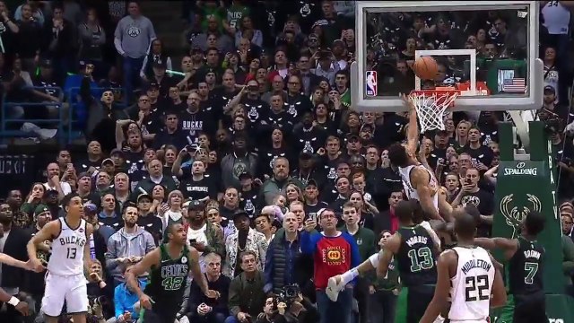 Giannis Antetokounmpo Wins The Game And Ties The Series (2-2) - Celtics vs Bucks - Game 4 - April 22, 2018 [HD]