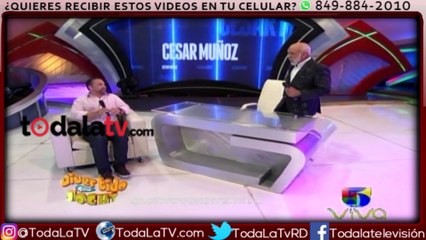 Jochy Santos  entrevista  al comediante  César Muñoz-Telemicro-Video
